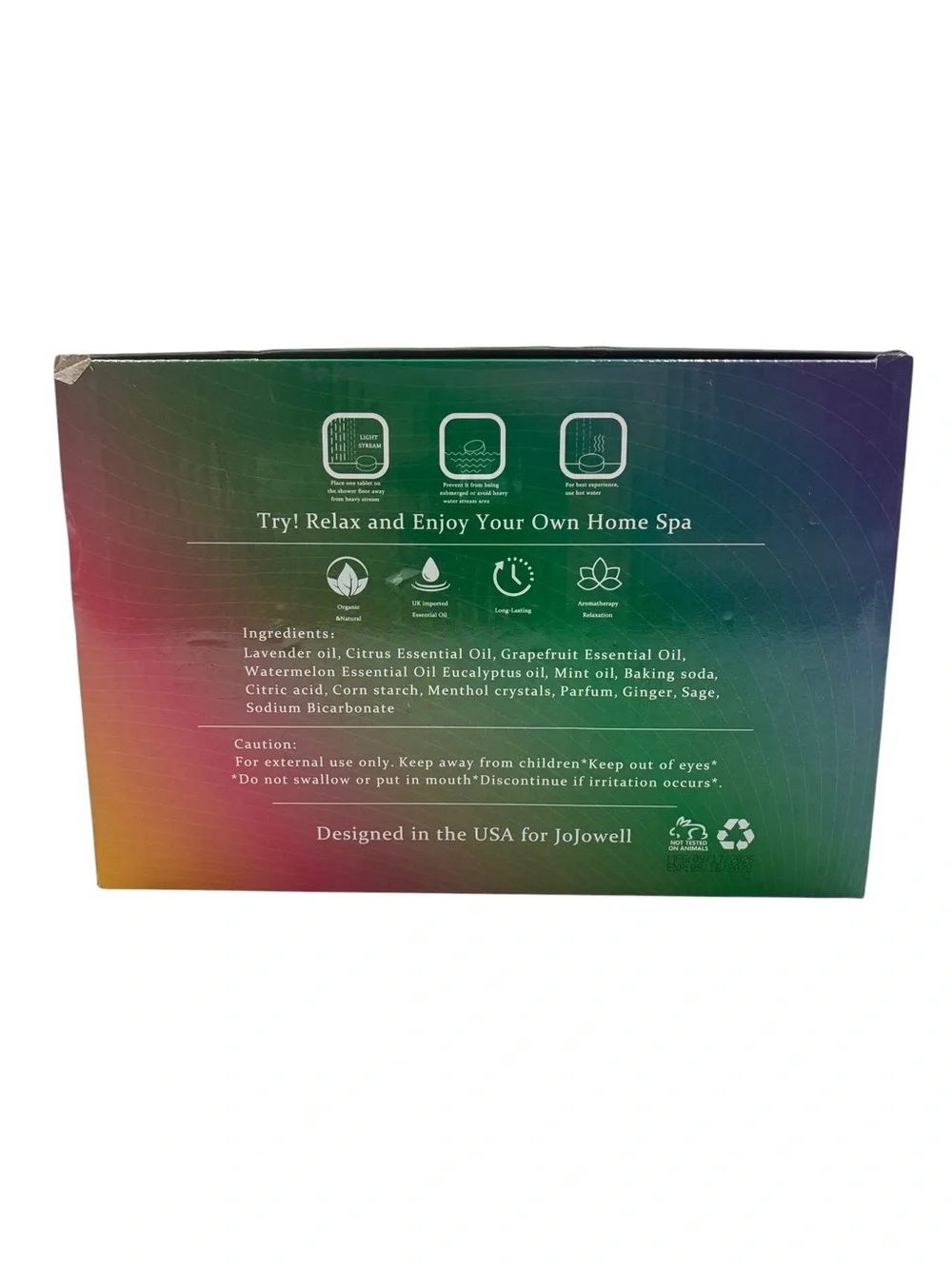 JoJowell Aromatherapy Shower Steamers 18 Pack Home Spa Stress Relief Relaxation